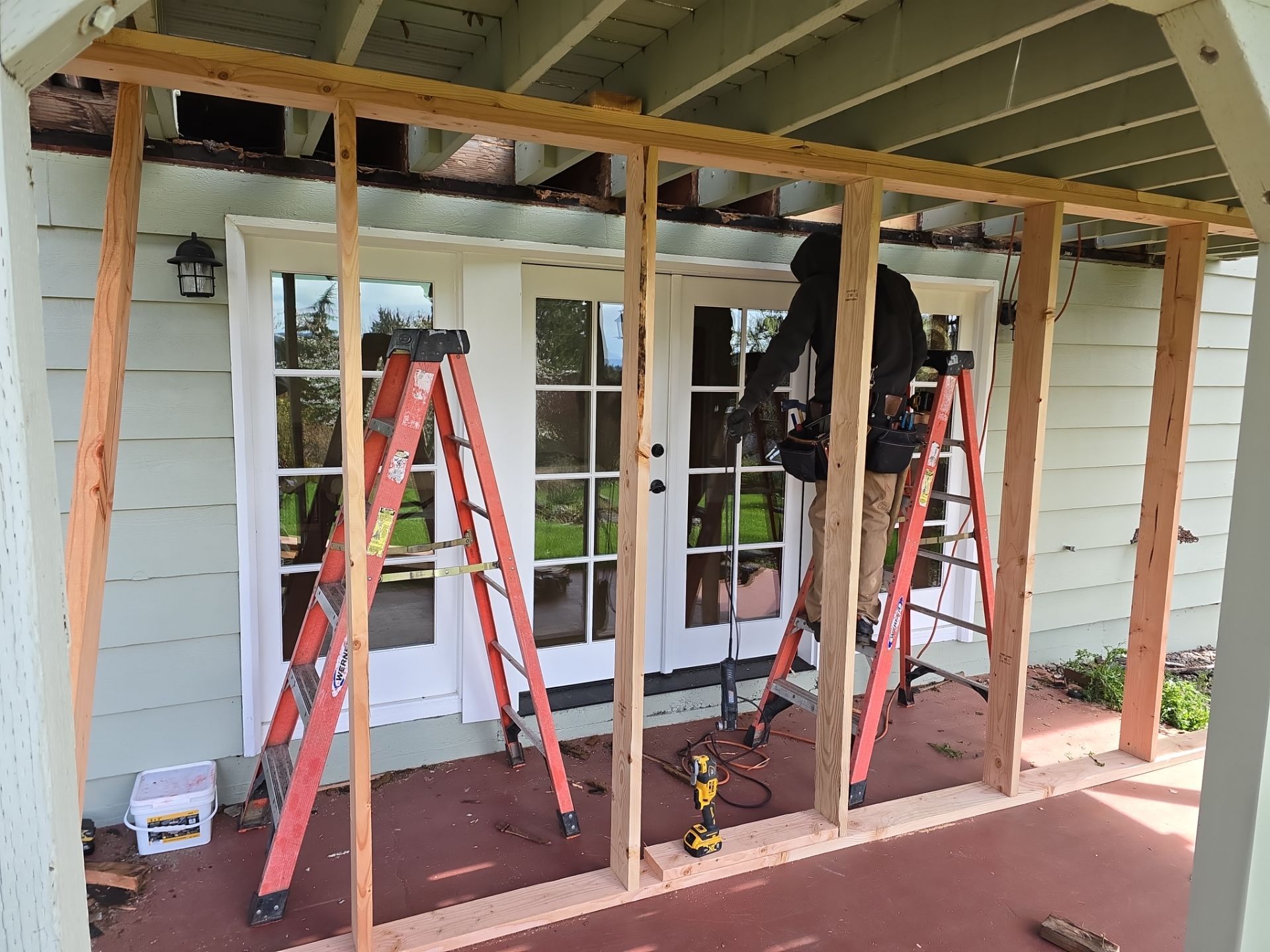 Deck Ledger Flashing Waterproofing